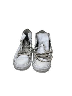 Converse All Star Leather High Tops Shoes Mens 7.5 Wo's 9.5
